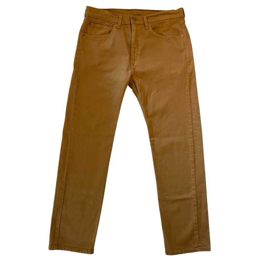 Levis 505 Straight Leg Jeans Mens Size 34/32 Medal Bronze Casual Work Neutral